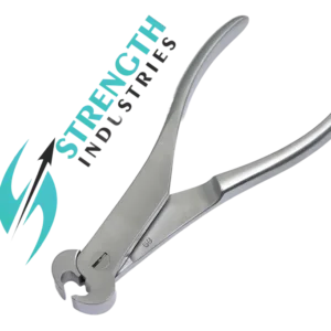 Premium Surgical Bone Rongeur - Curved Jaw Double Action