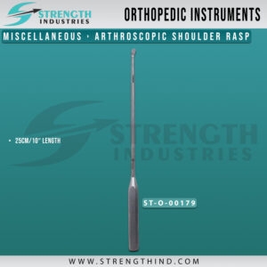 Arthroscopic Shoulder Rasp