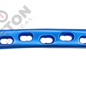 Curved Femur Locking Compression Plate, Broad – Compatible with 5.0 Locking & 4.5 Cortical Screws (6.0mm Thickness)