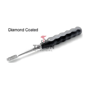 Bone File 18 cm / 7″ Fibre Handle / STR Diamond Coated