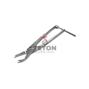 Compression Forceps 28 cm/11" Leaf Pring / Long Ratchet For Screws and Rods