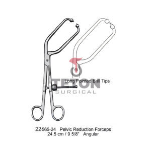 Pelvic Reduction Forceps 24.5 cm/9 5/8" Angular