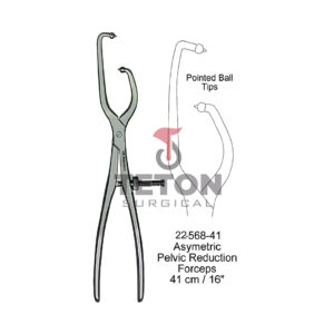 Asymmetric Pelvic Reduction Forceps – 41 cm / 16