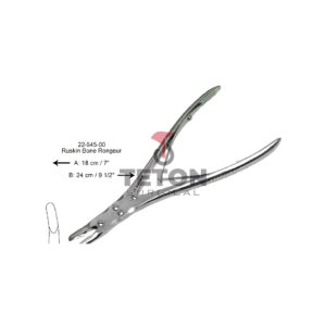 Ruskin Bone Rongeur A: 18 cm /7" B: 24 cm /9 1/2"