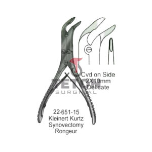 Kleinert Kurtz Synovectomy Rongeur