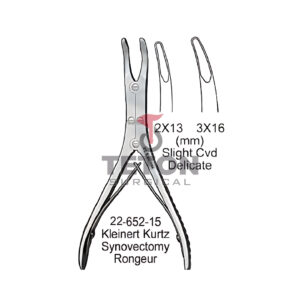 Kleinert Kurtz Synovectomy Rongeur