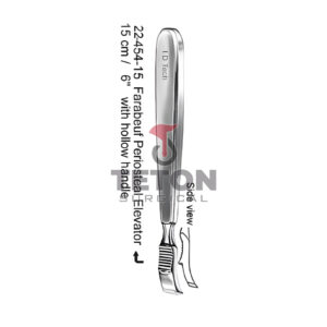 Farabeuf Periosteal Elevator 15 cm / 6" with Hollow Handle