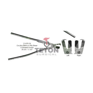 Coryllos-Bethune Rib Shear S Shaped Handle 35 cm/13 3/2"